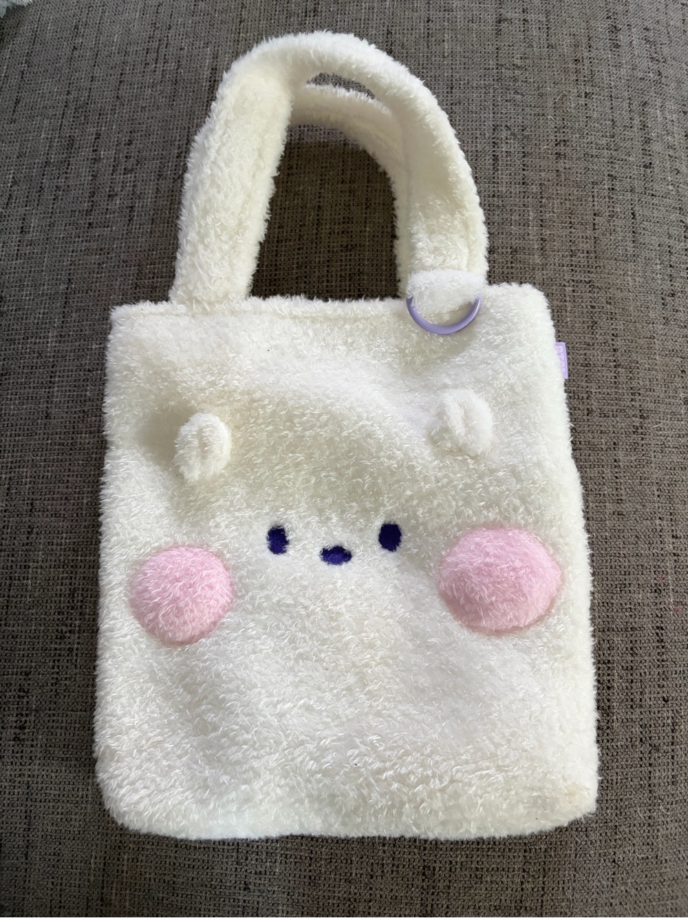 BT21 RJ Minini Fluffy Small Tote Bag